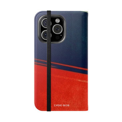 Navy Streak - iPhone 16 Pro Case - Wallet