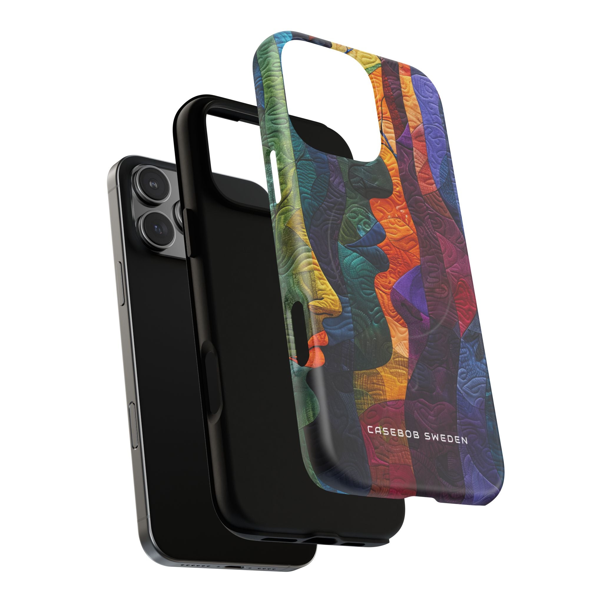 Harmonized Faces and Nature Fusion iPhone 16 | Tough+ Phone Case