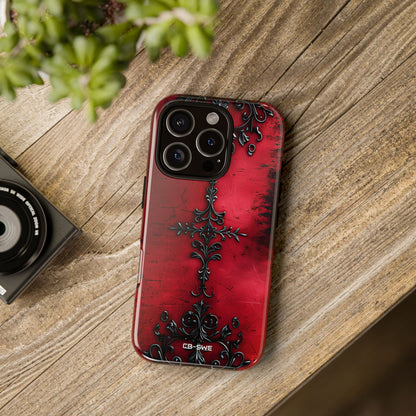 Gothic Crimson Emblem - iPhone Case