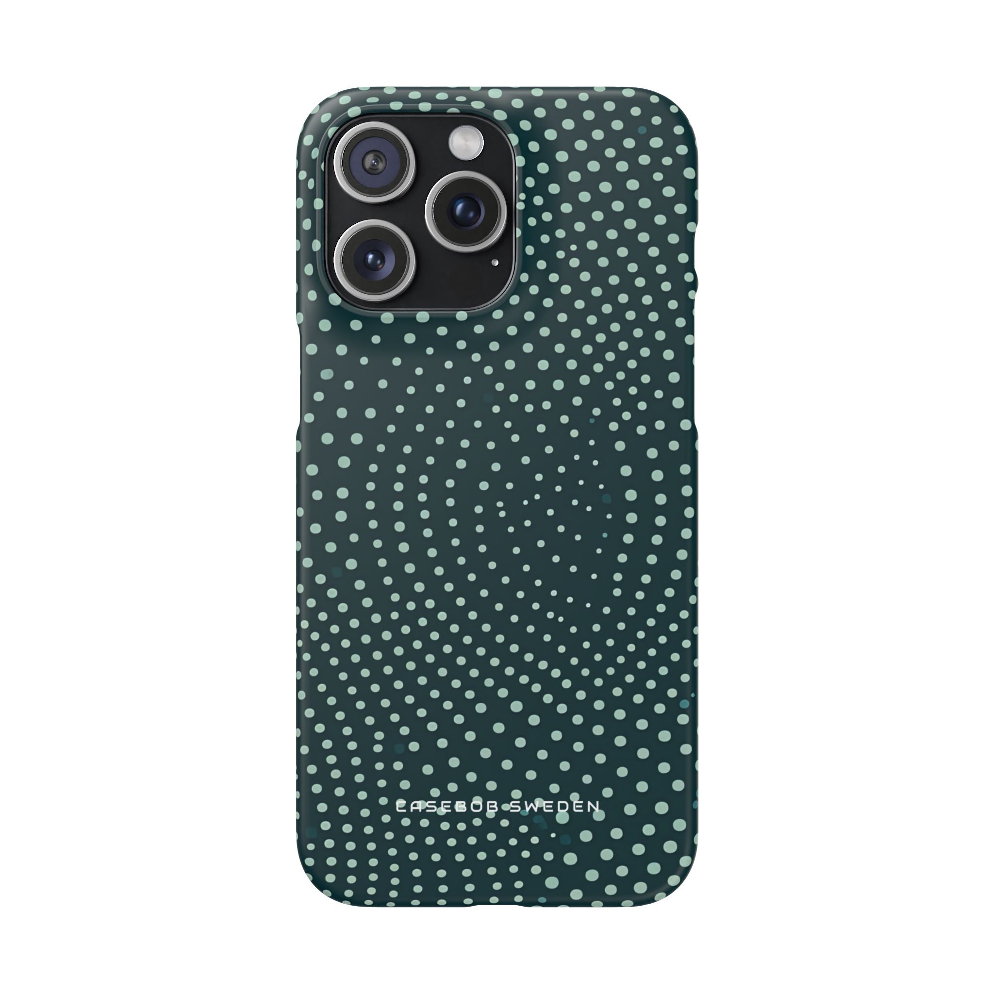 Teal Rippleflow iPhone 15 - Slim Phone Case