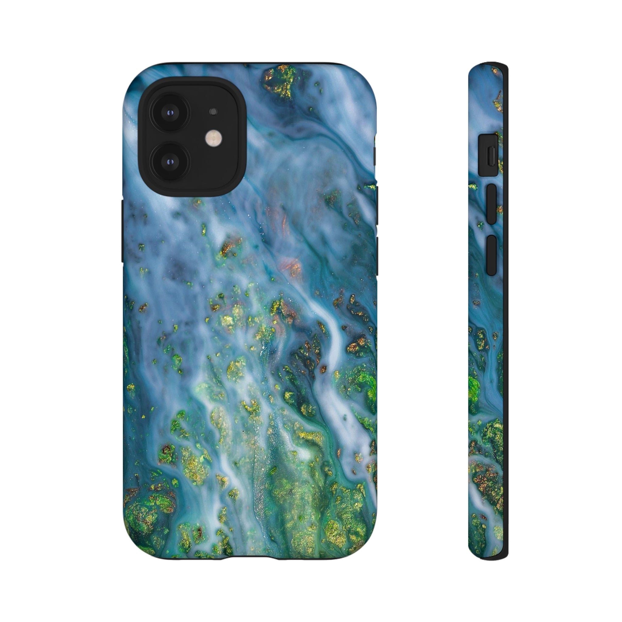 Forest Mist Ink Art iPhone Case (Protective) iPhone 12 Mini Matte Phone Case