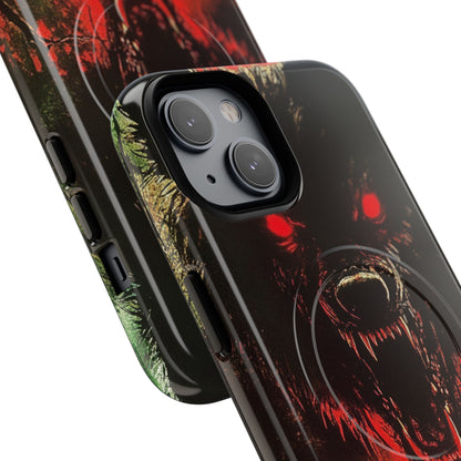 Crimson Wolf iPhone 14 Case - Tough+