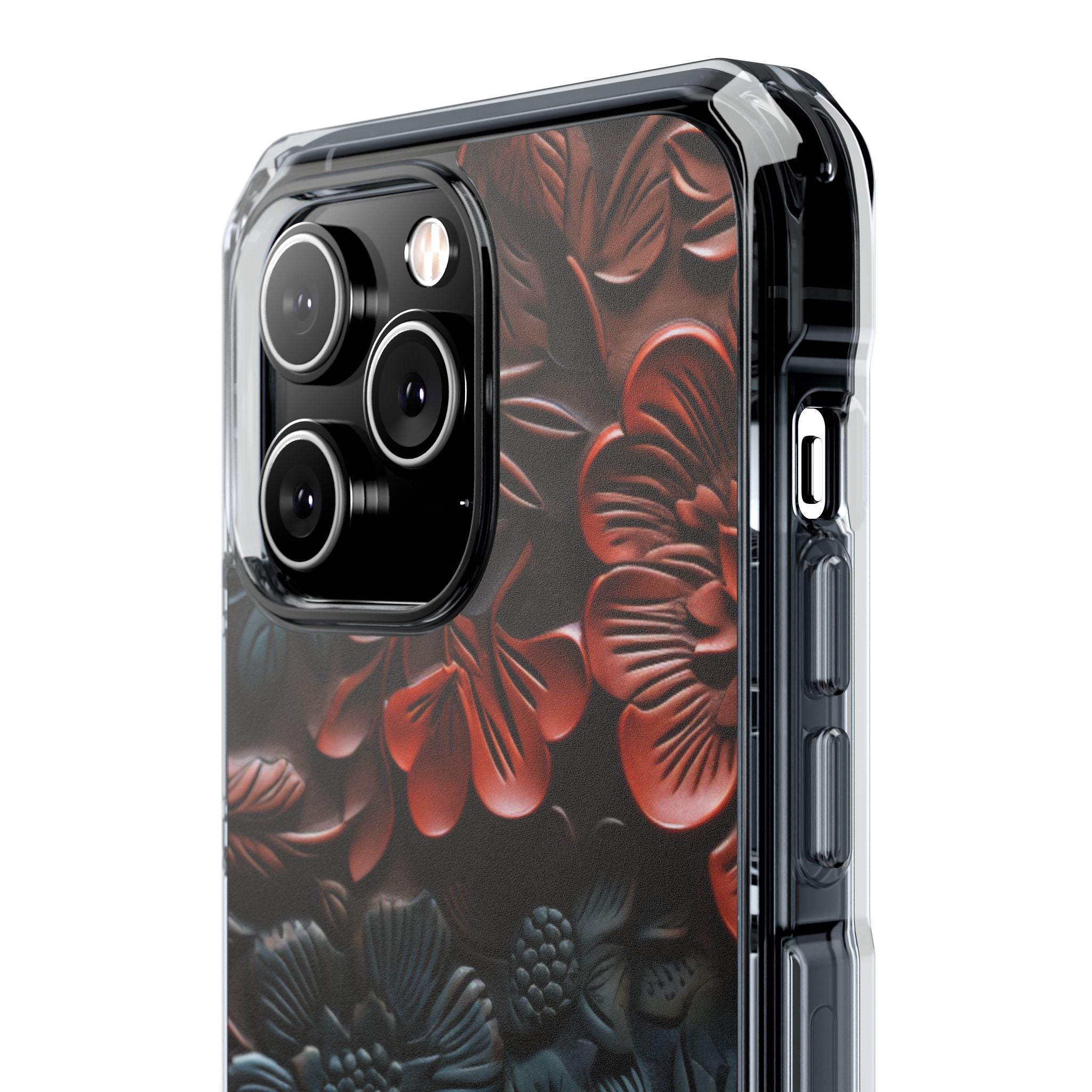 Sculpted Floral Elegance iPhone Case - Impact