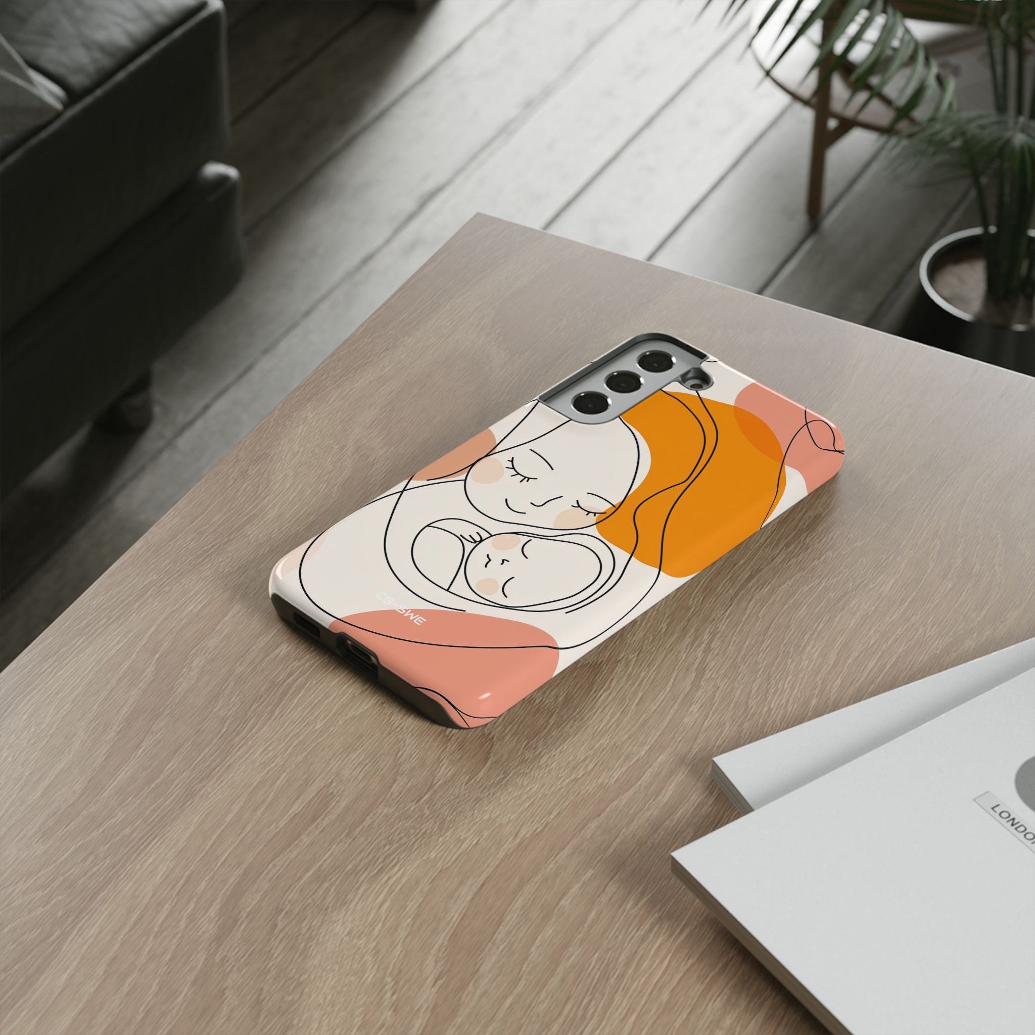 Mother Embraces Child - Samsung Case