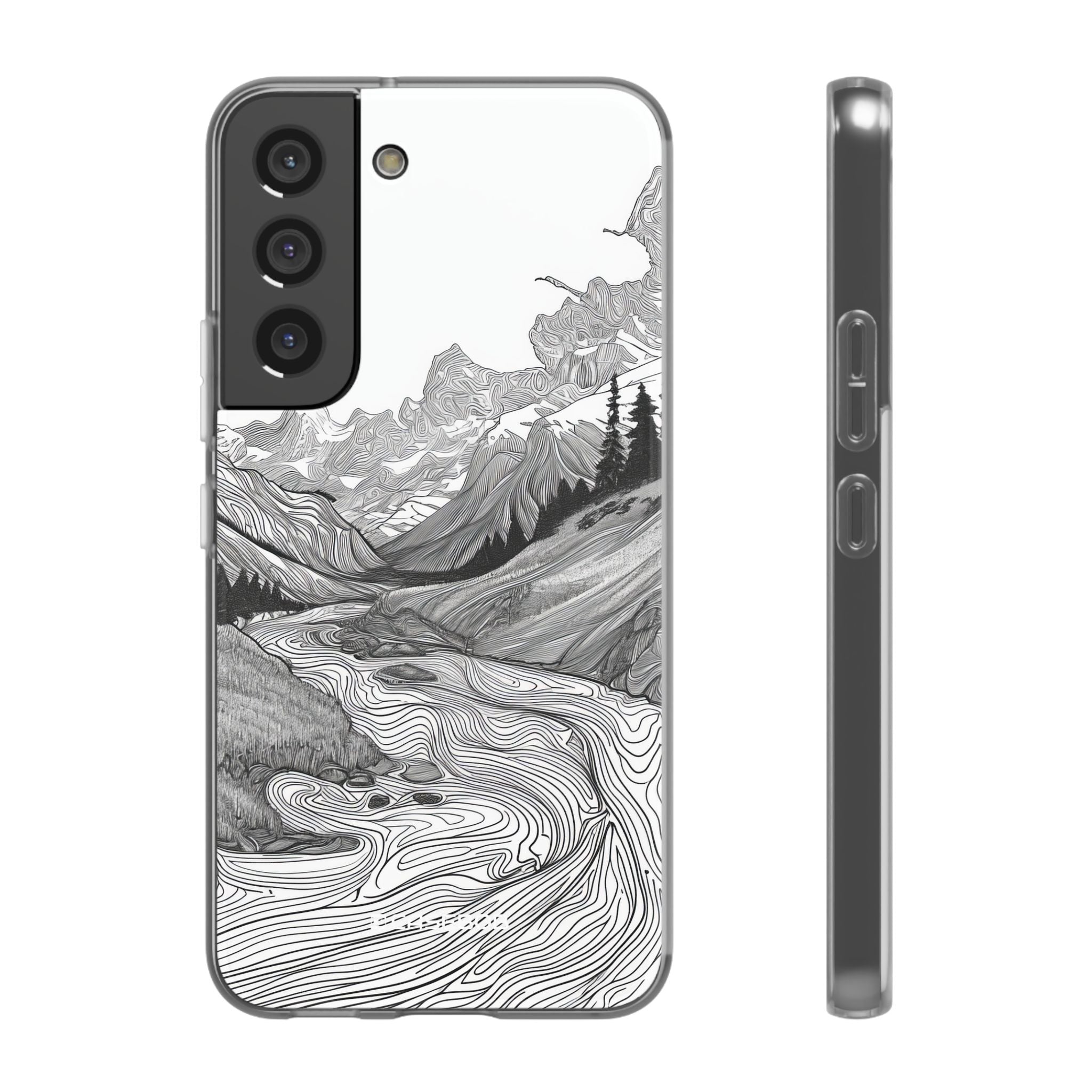 Monochrome Serenity | Flexible Phone Case for Samsung Galaxy