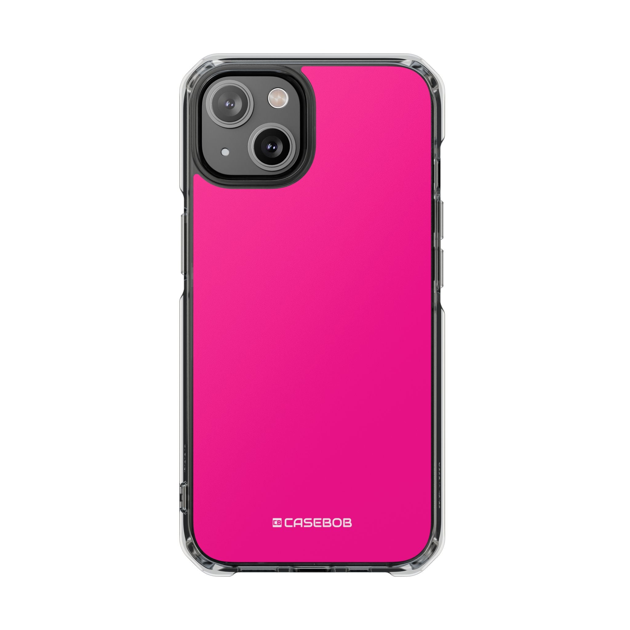 Deep Pink - Clear Impact Case for iPhone