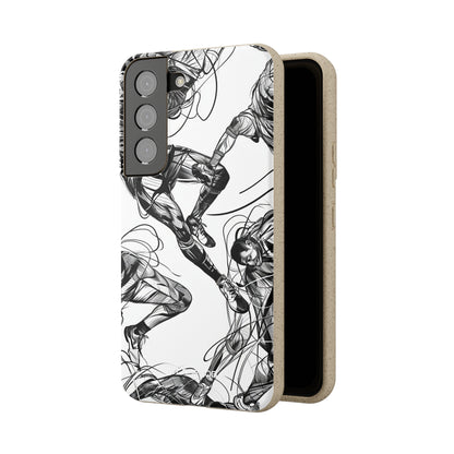 Dynamic Athletic Surrealism | Biodegradable Phone Case