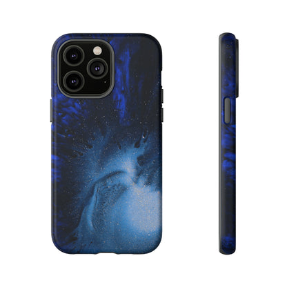 Winter Blue Ink Art - Protective Phone Case