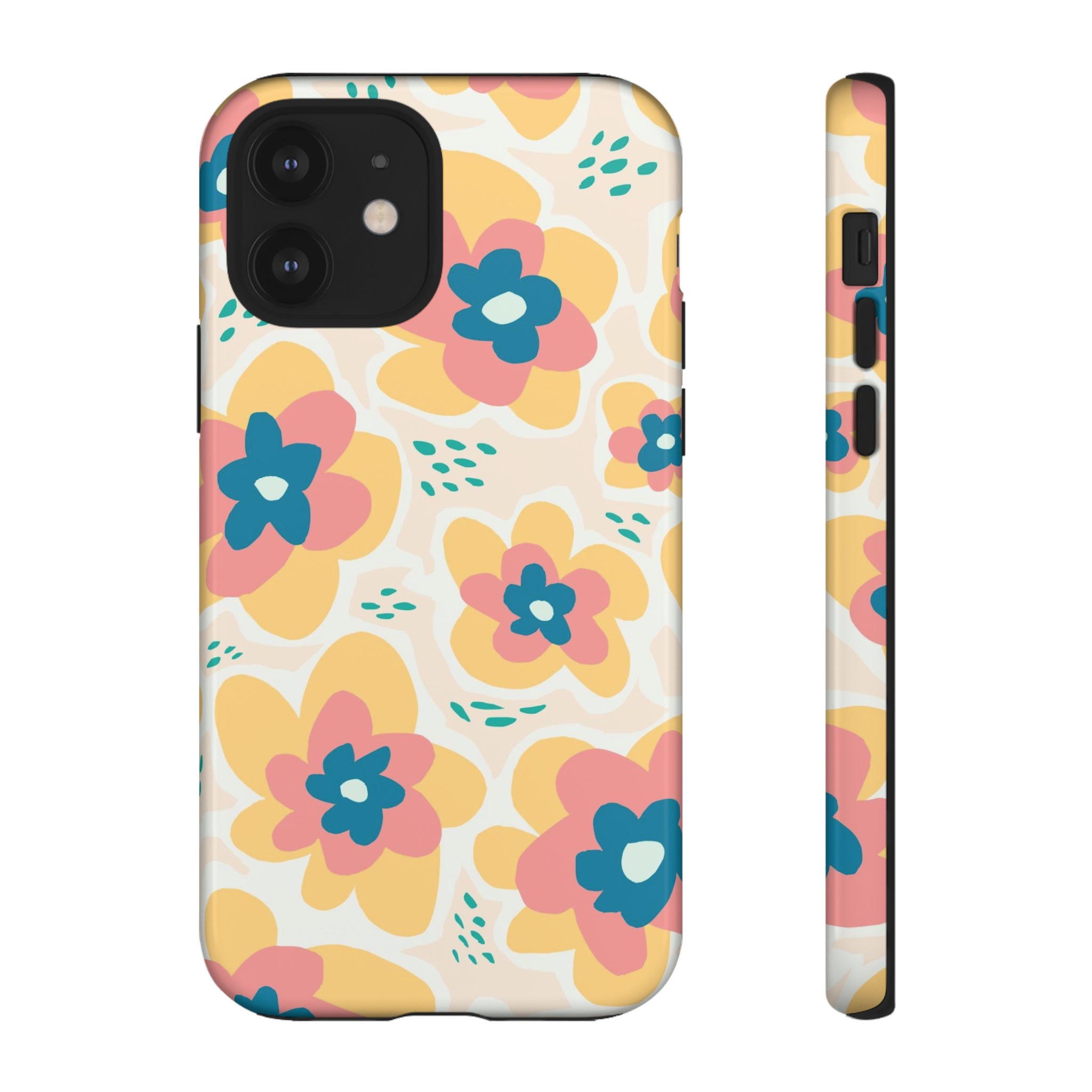 Yellow Happy Flower - Protective Phone Case