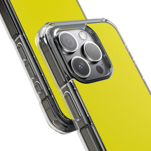 Titanium Yellow | Phone Case for iPhone (Clear Impact Case - Magnetic)