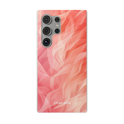 Peach Wave Drift Samsung S24 Ultra Case - Soft