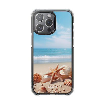 Shells Rest Beneath Waves iPhone Case - Impact