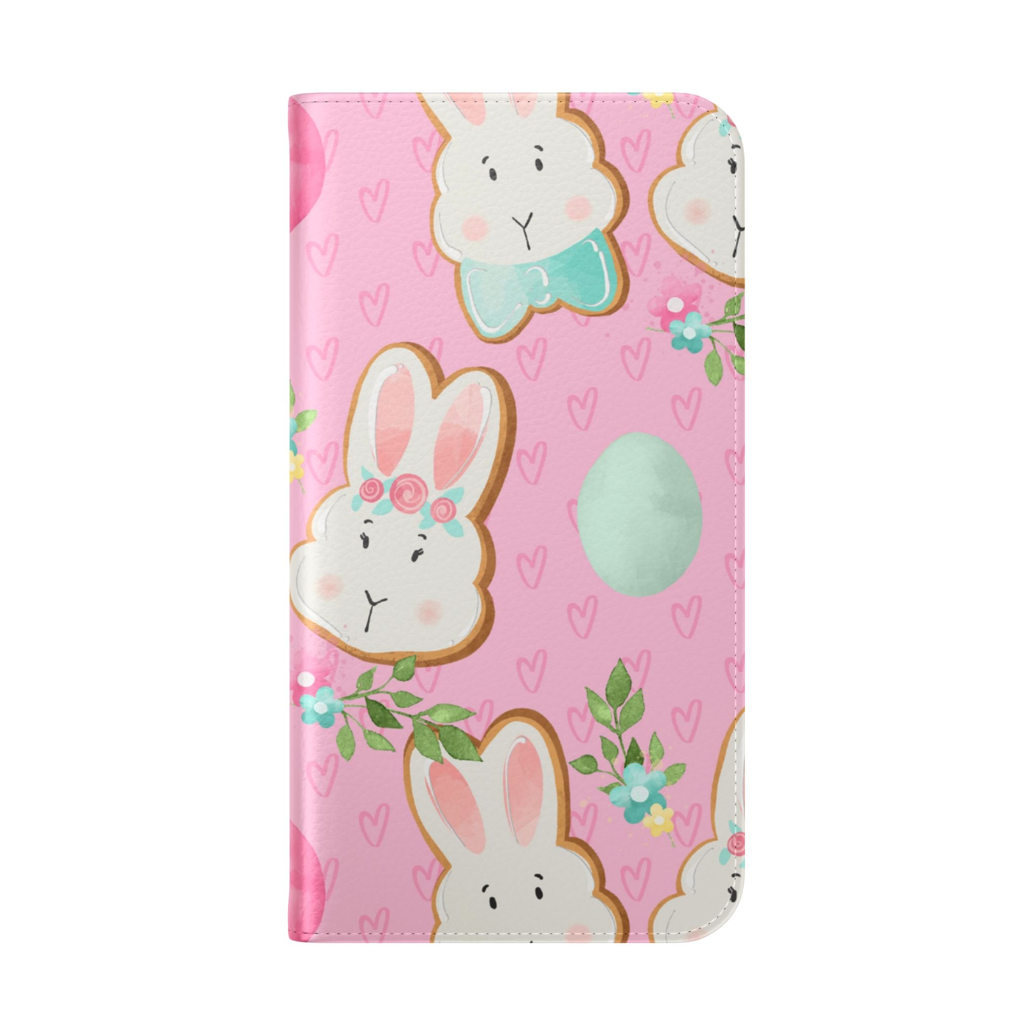 Blushing Bunny Bloom - iPhone 16 Max Case - Wallet