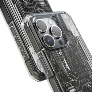 Circuitry Aesthetics - Phone Case for iPhone (Clear Impact - Magnetic)