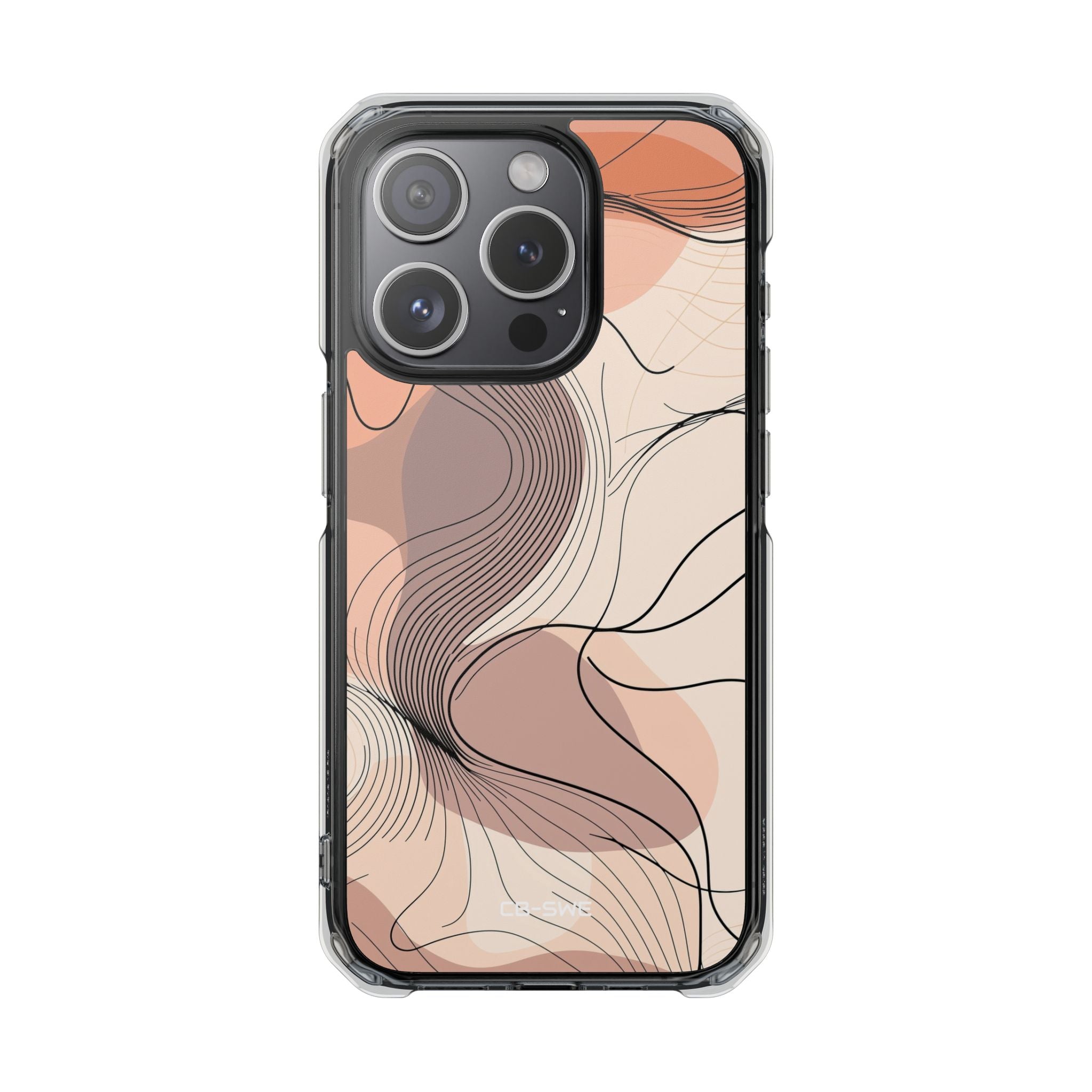 Gentle Waves Flow iPhone Case - Impact