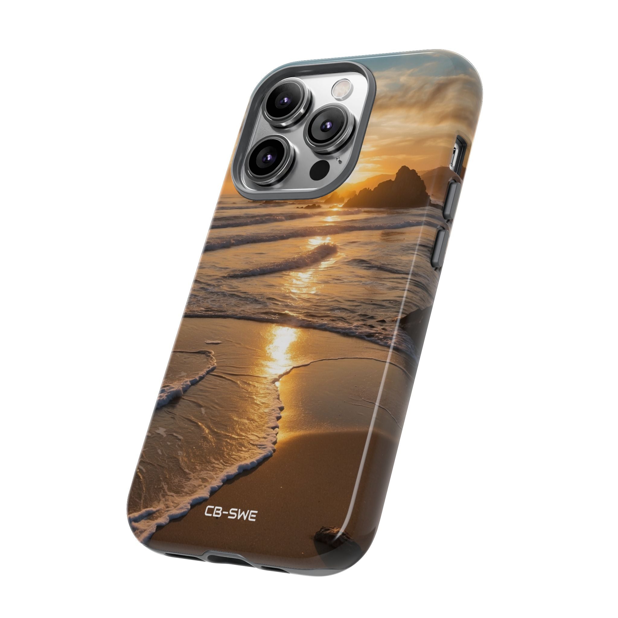 Waves Embrace Shore - iPhone Case