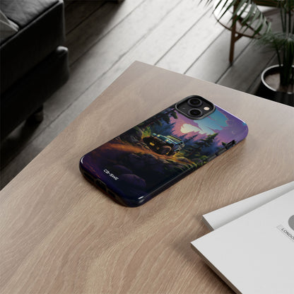 Sunset Forest Drive - iPhone Case