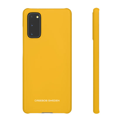 Amber Yellow - Slim Samsung S20 Phone Case