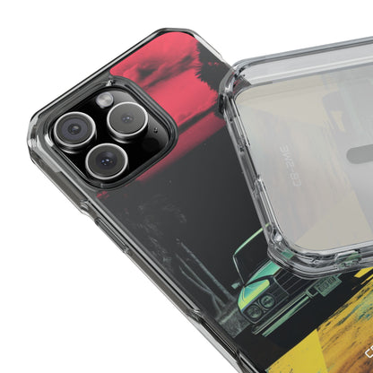 Retro Futuristic Nightscape iPhone Case - Impact