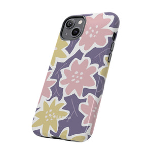 Purple Happy Flower - Protective Phone Case