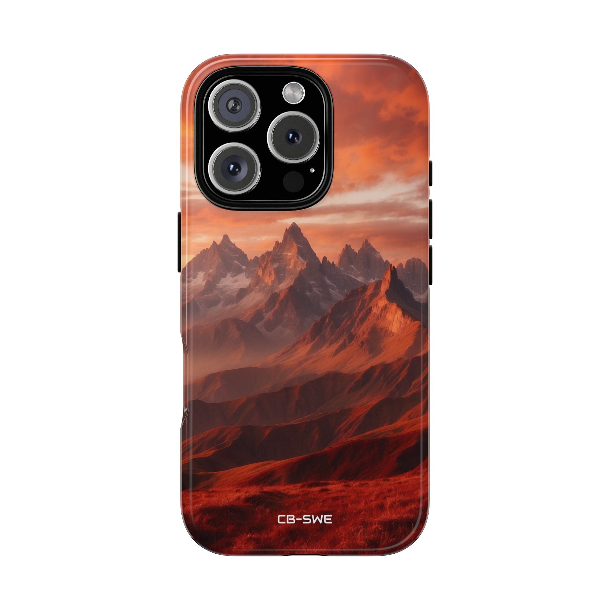 Mountain Peaks Glowing - iPhone Case
