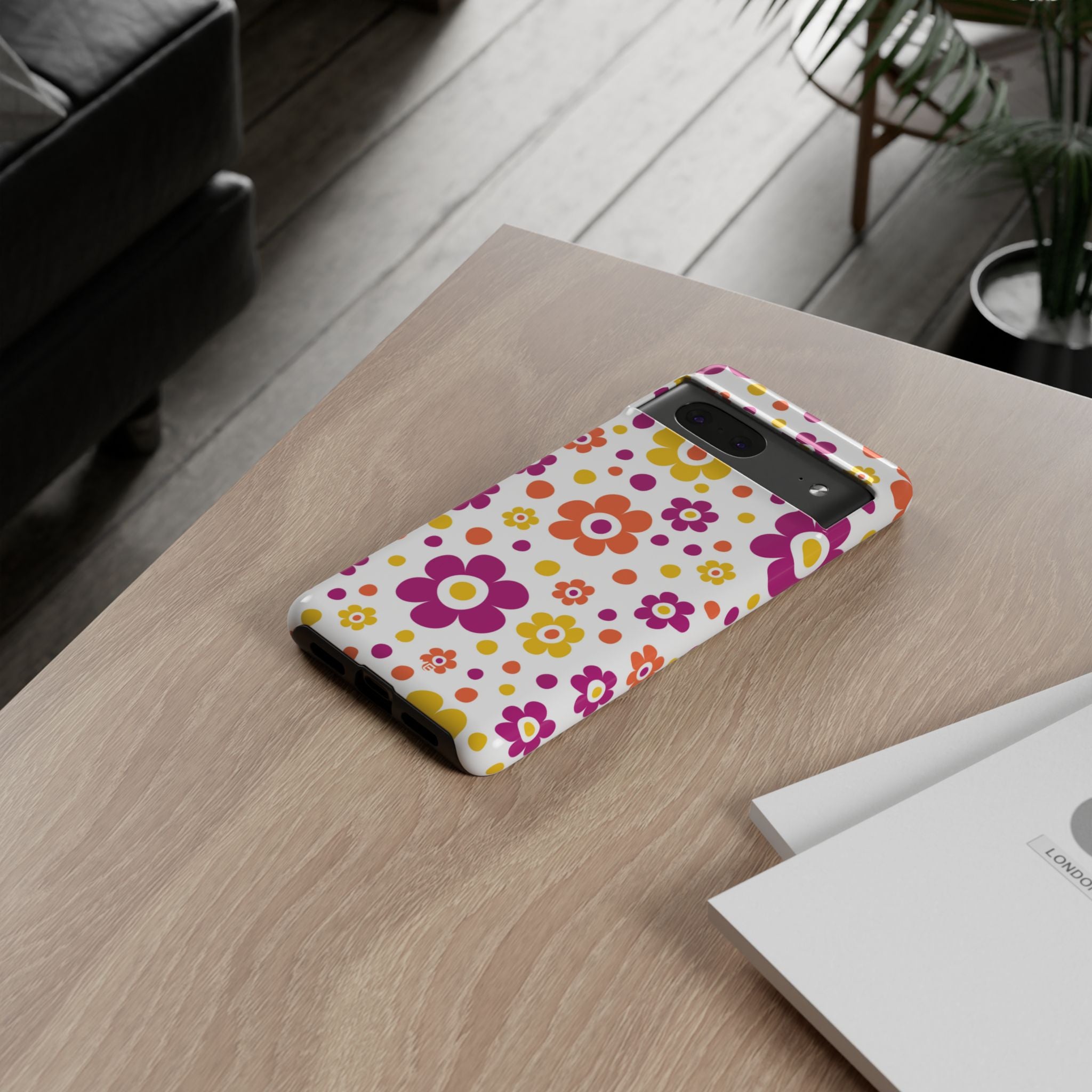 Retro Floral Playfulness - Google Pixel Case