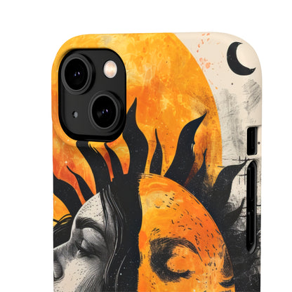 Sunlit Duality | Slim Phone Case for iPhone