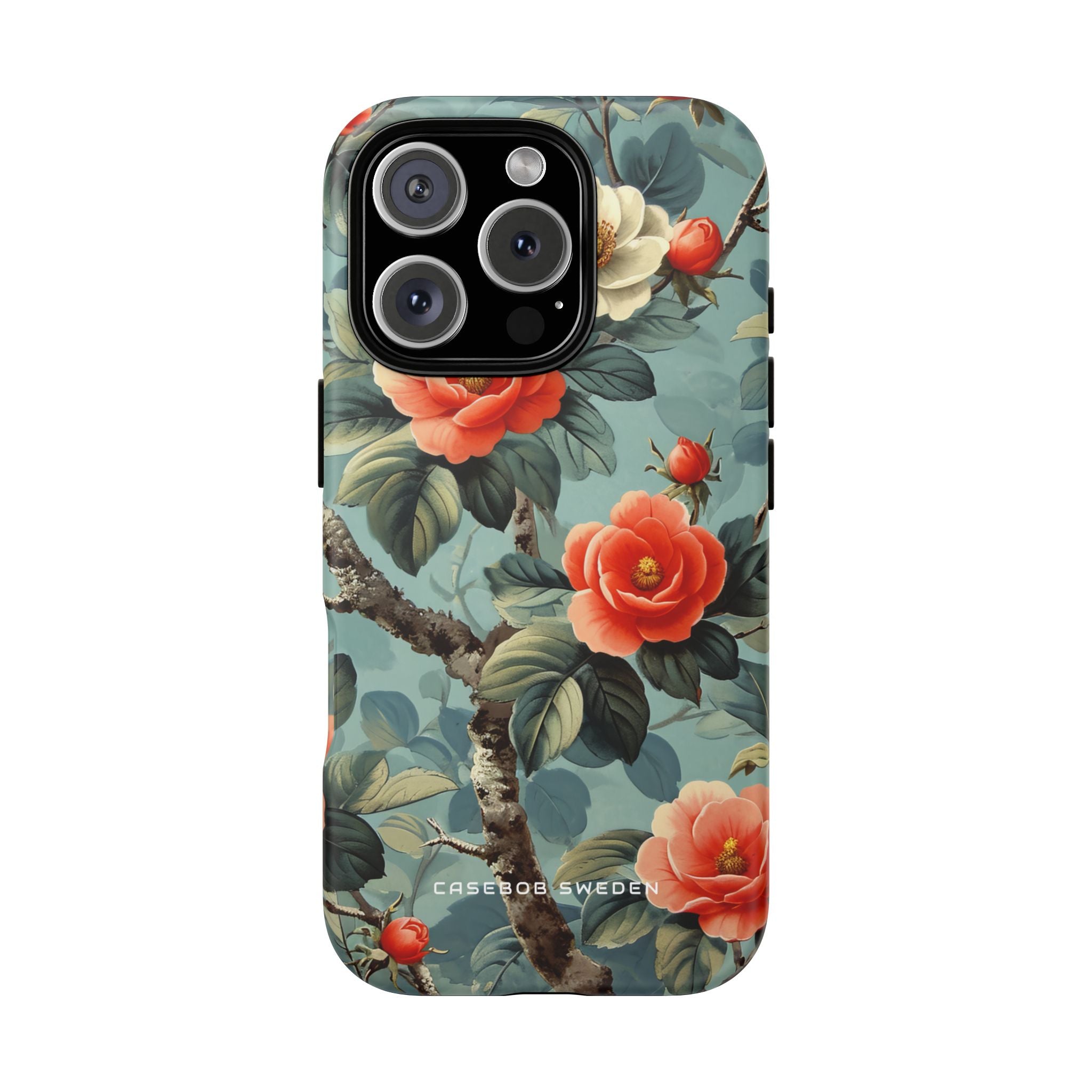 Vintage Floral Romance iPhone 16 - Tough Phone Case