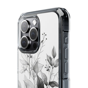 Botanical Serenity – Handyhülle für iPhone (Clear Impact – Magnetisch)