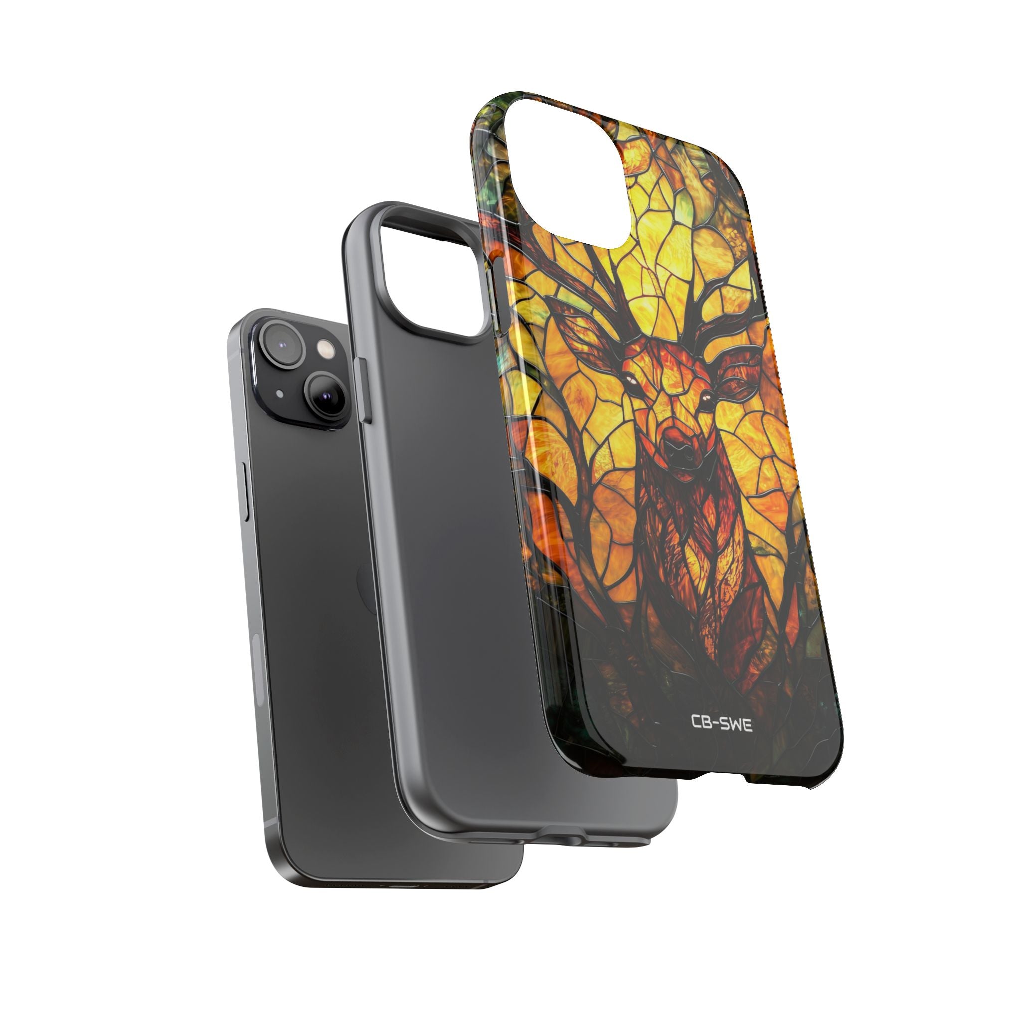 Glowing Stag Emerges - iPhone Case