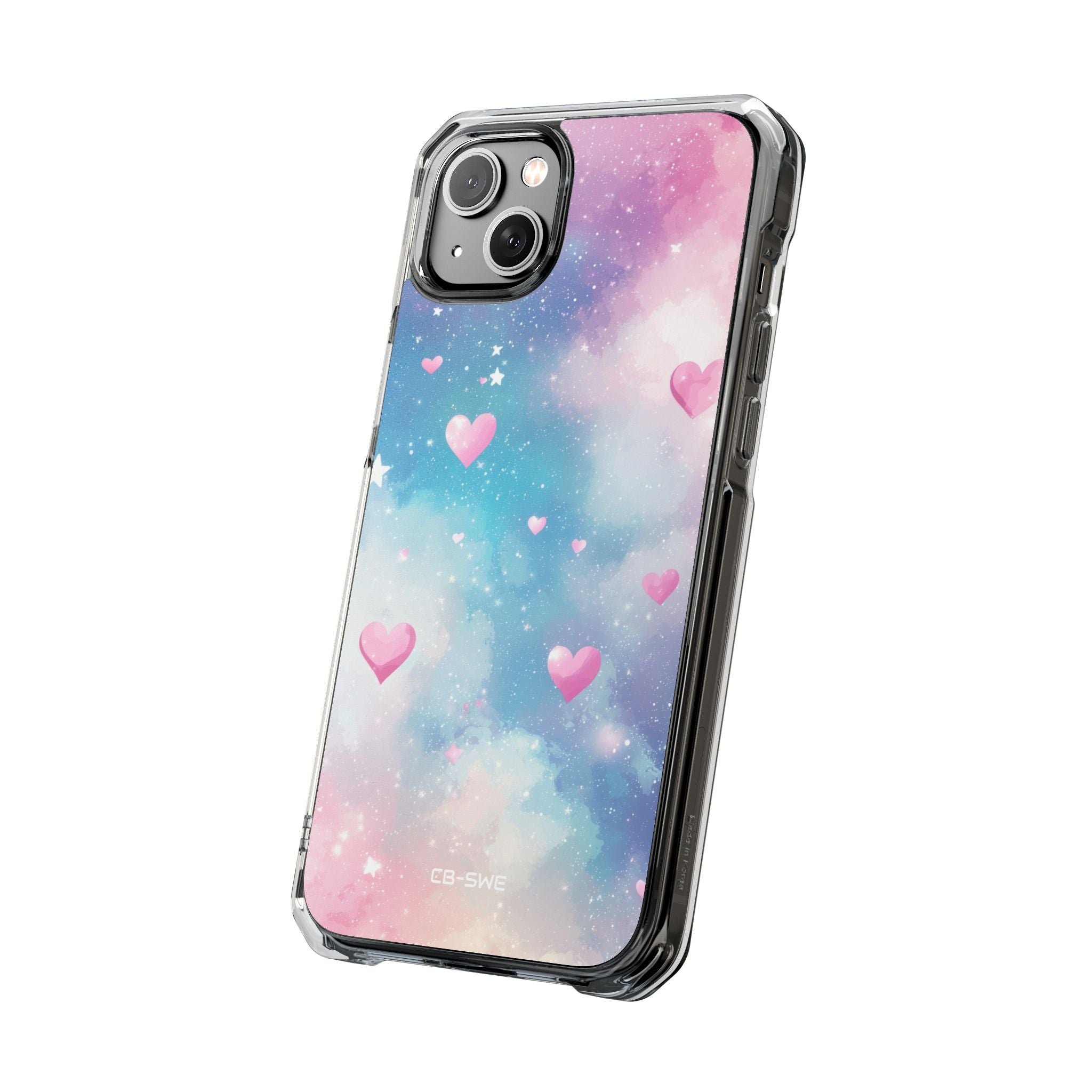 Hearts Float Lightly iPhone Case - Impact