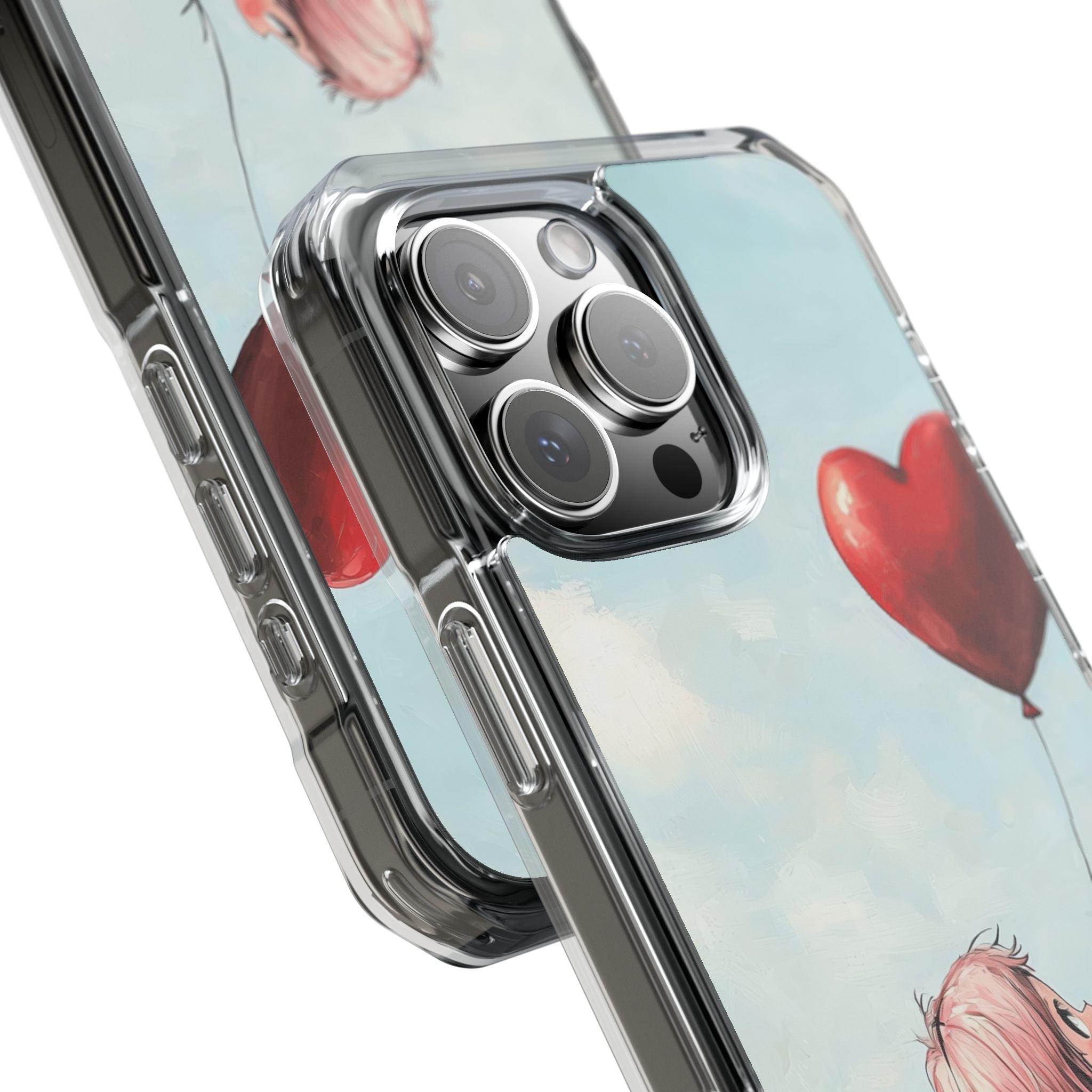 Heart Balloon Glow iPhone 16 Pro Max Case - Impact