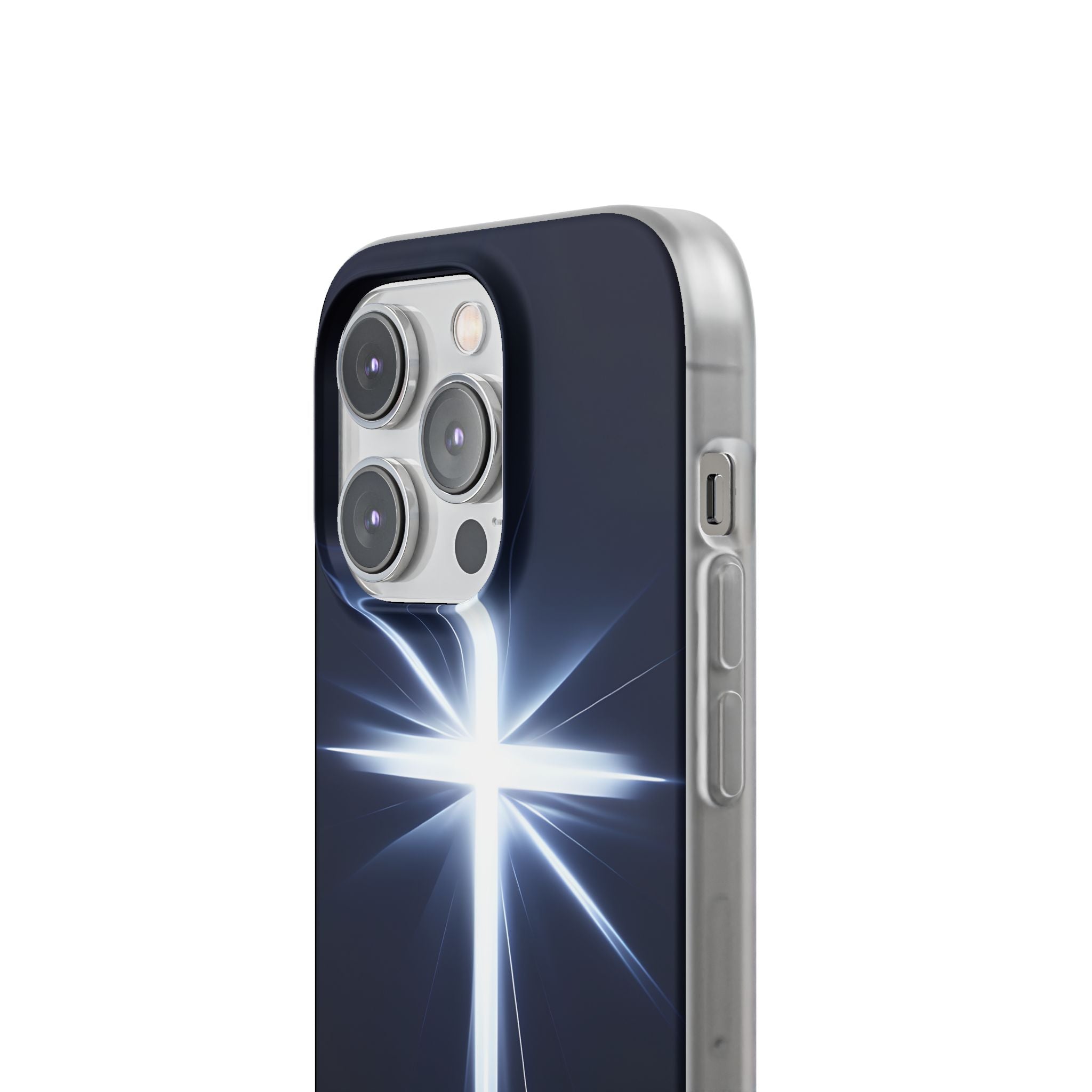 Glowing Crossburst iPhone 14 Pro Case - Soft