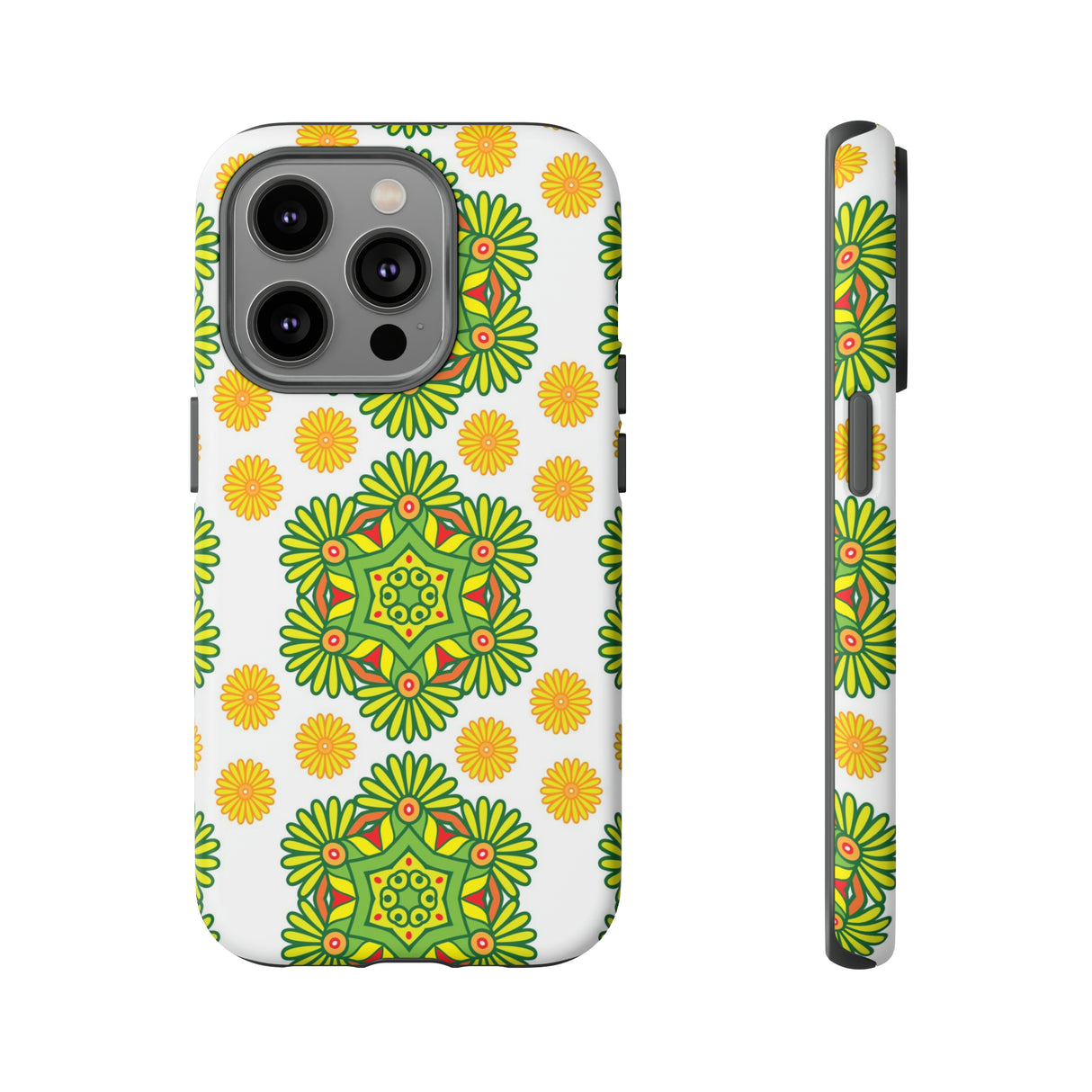 Lime Mandela - Protective Phone Case