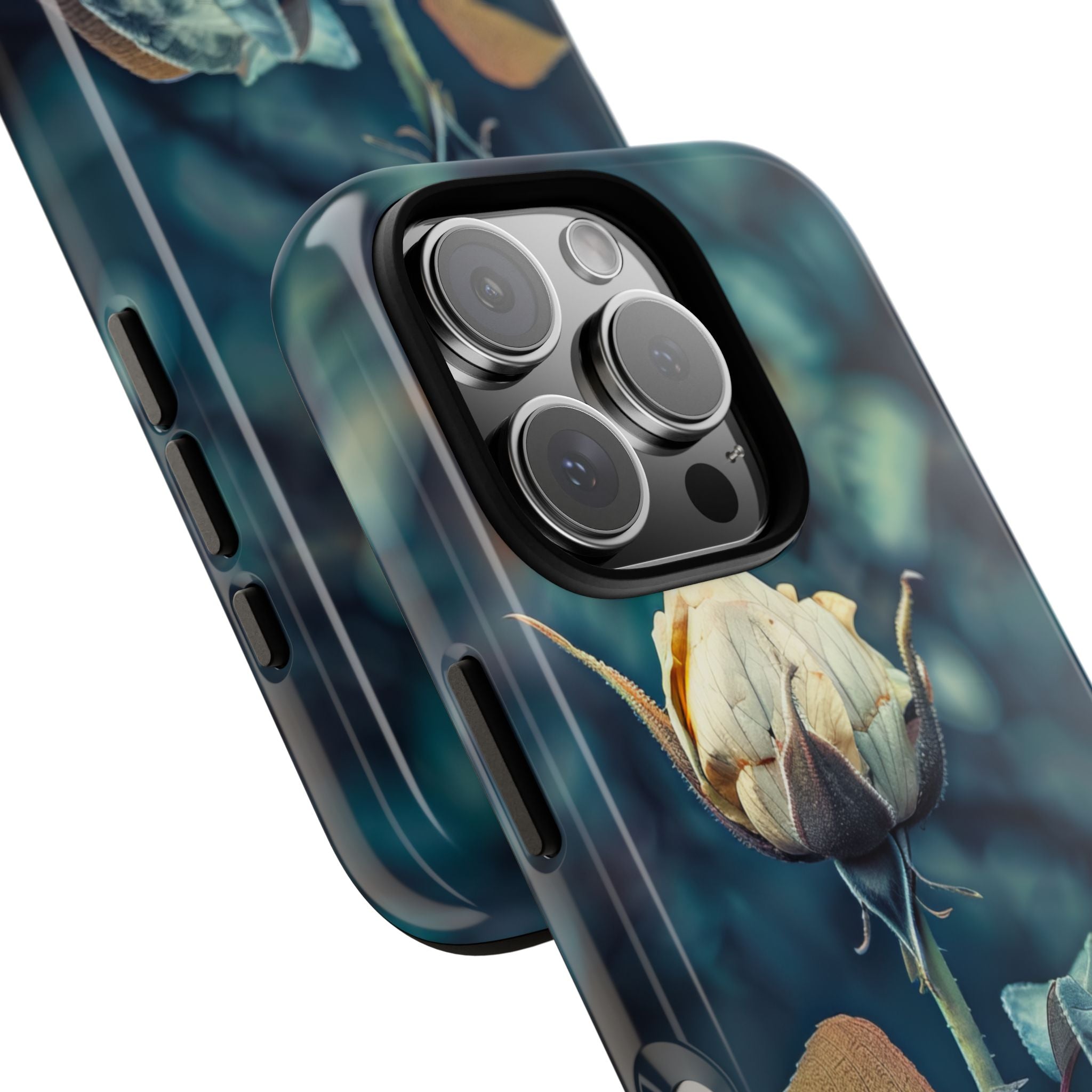 Mystic Rosebud Bloom iPhone 16 - Robust