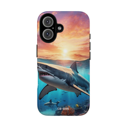 Shark Swims Through - iPhone Case