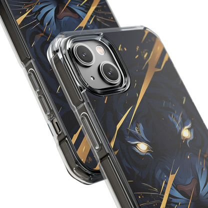 Tiger's Glowing Gaze iPhone Case - Impact