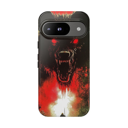 Crimson Wolf Google Pixel 9 Case - Tough