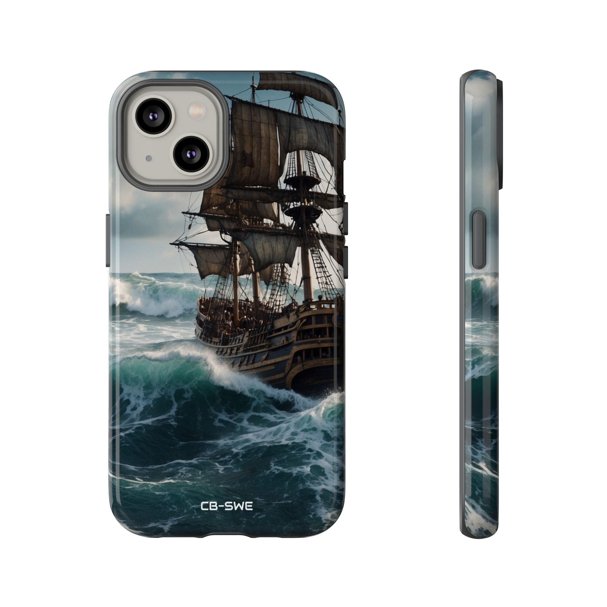 Ship Faces Waves - iPhone Case