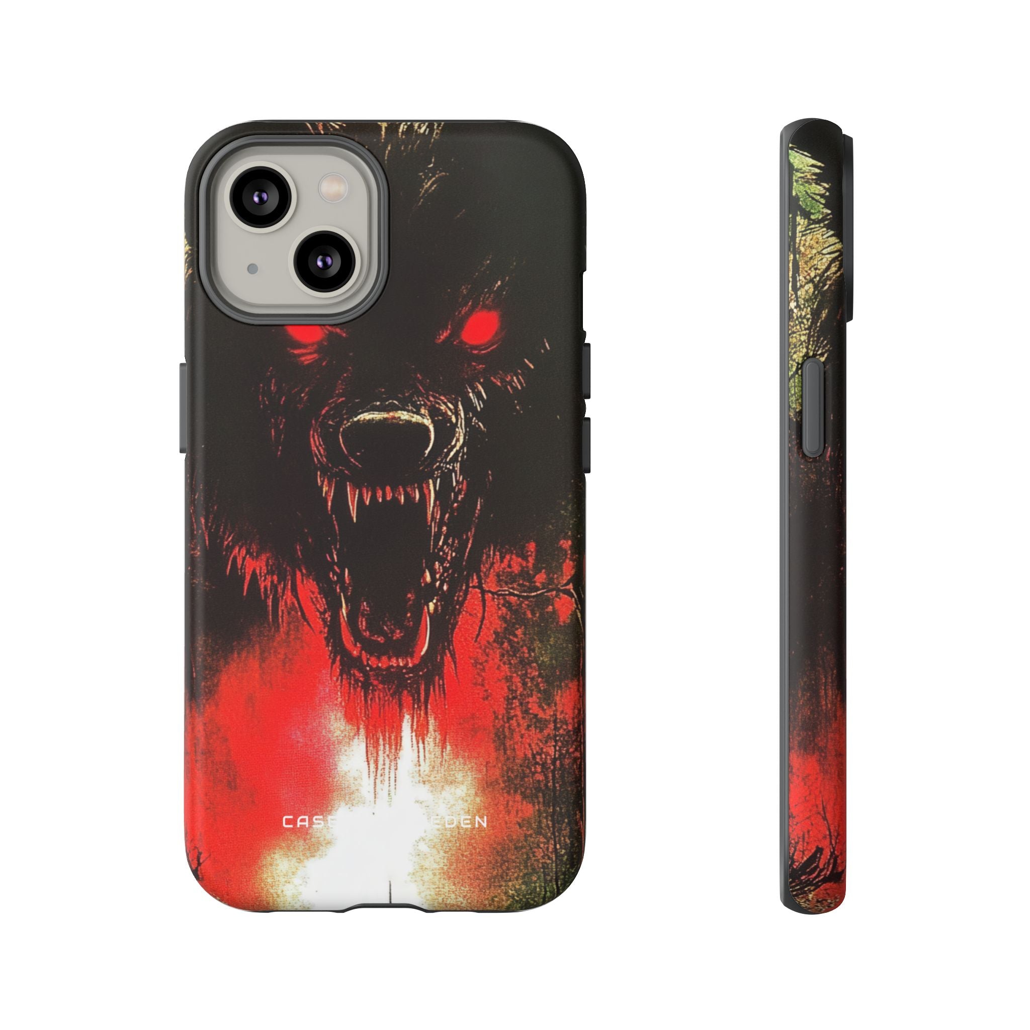 Bloodmoon Wolf's Lament iPhone 14 - Tough Phone Case