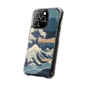 Oceanic Reverence – Handyhülle für iPhone (Clear Impact – Magnetisch)