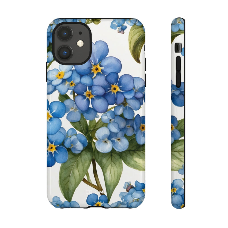 Forget-Me-Nots Bloom - iPhone Case