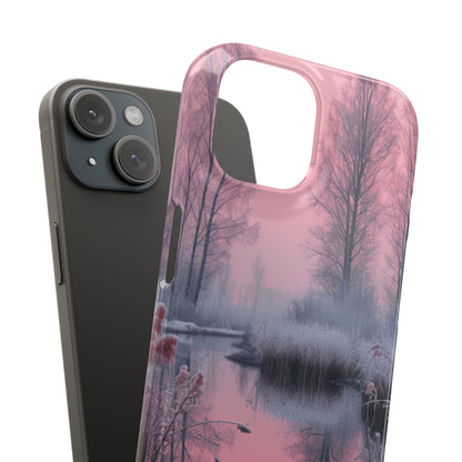 Pink Serenity Case - Slim iPhone 15 Phone Case