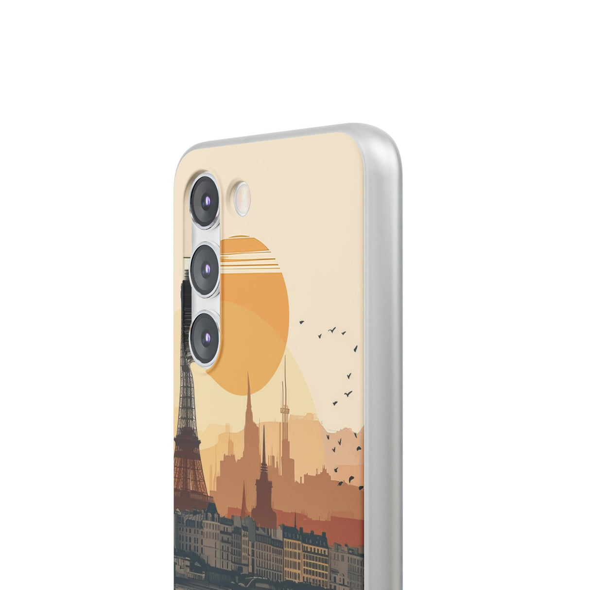 Parisian Sunset Serenity | Flexible Phone Case for Samsung Galaxy