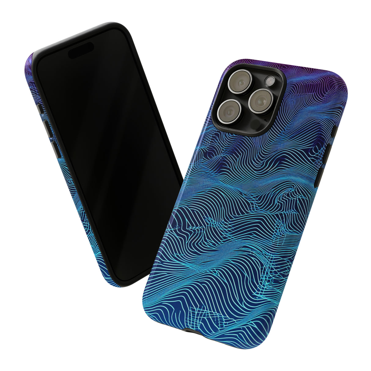 AI Interface: Tech Gradient - Protective Phone Case