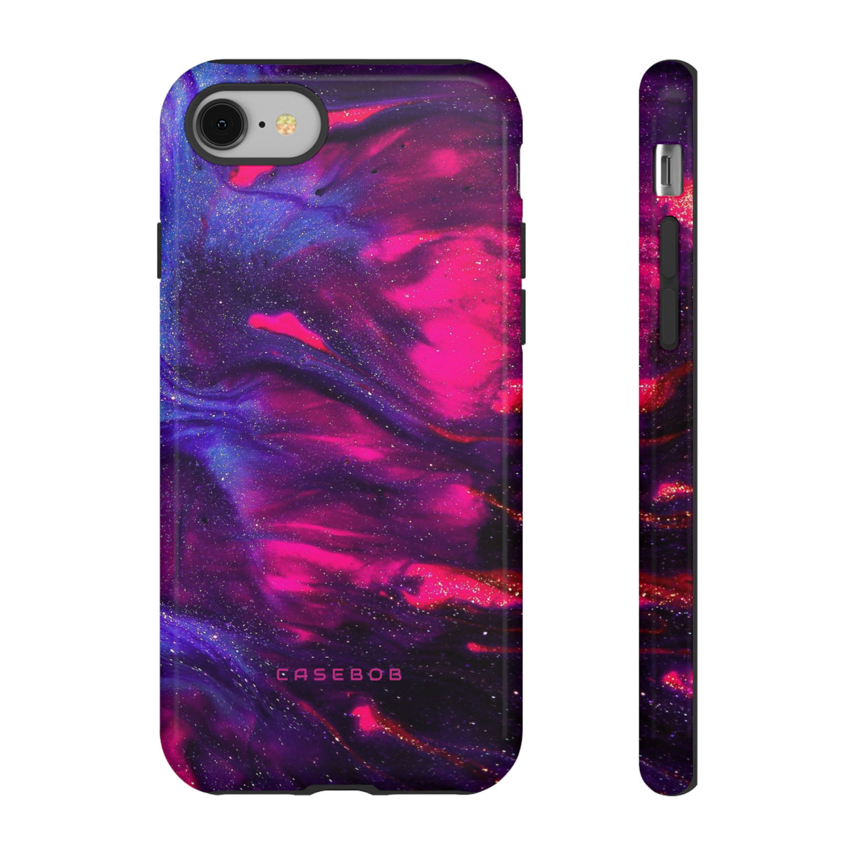 Deep Purple Ink Art - Protective Phone Case