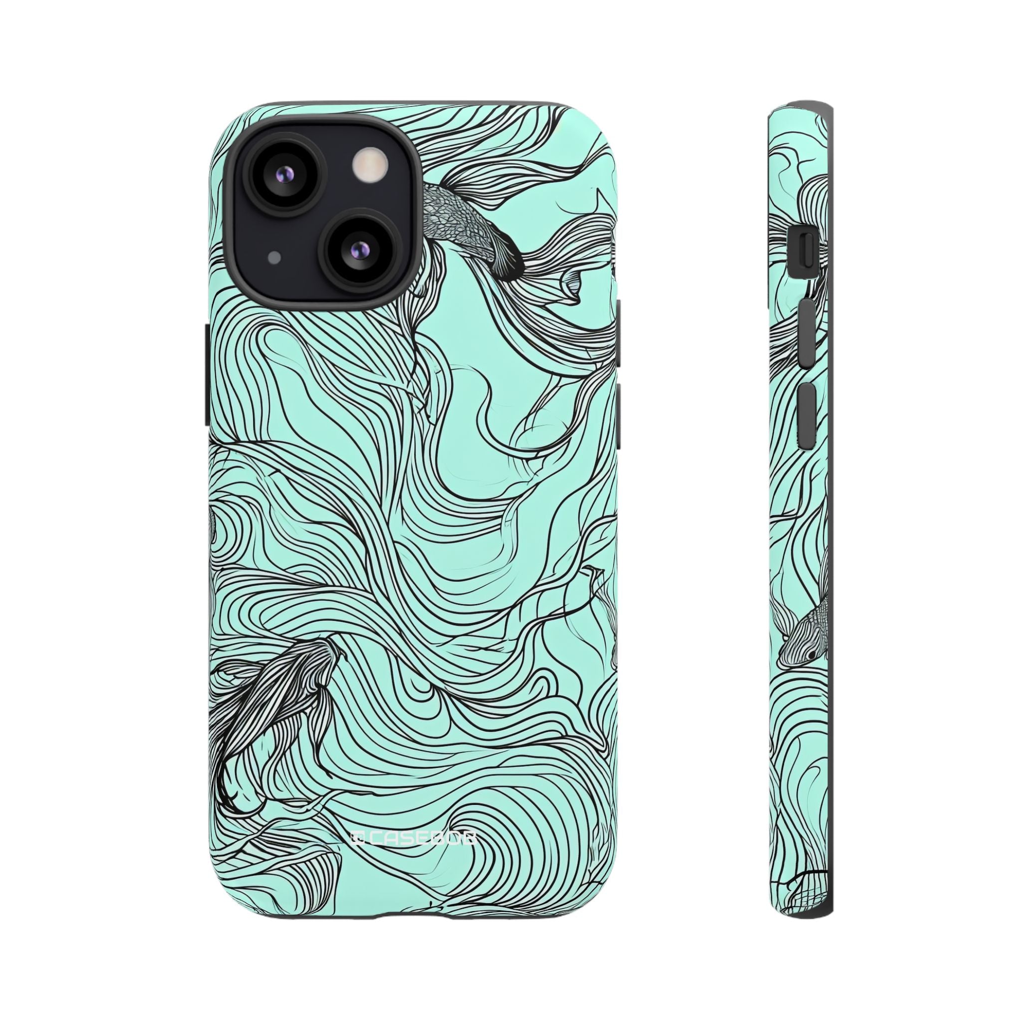 Aqua Serenity | Protective Phone Case for iPhone