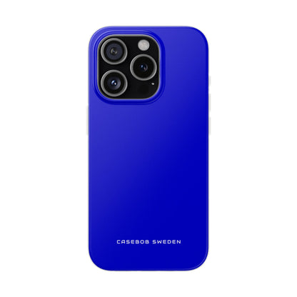 Medium Blue iPhone 15 - Flexi Phone Case