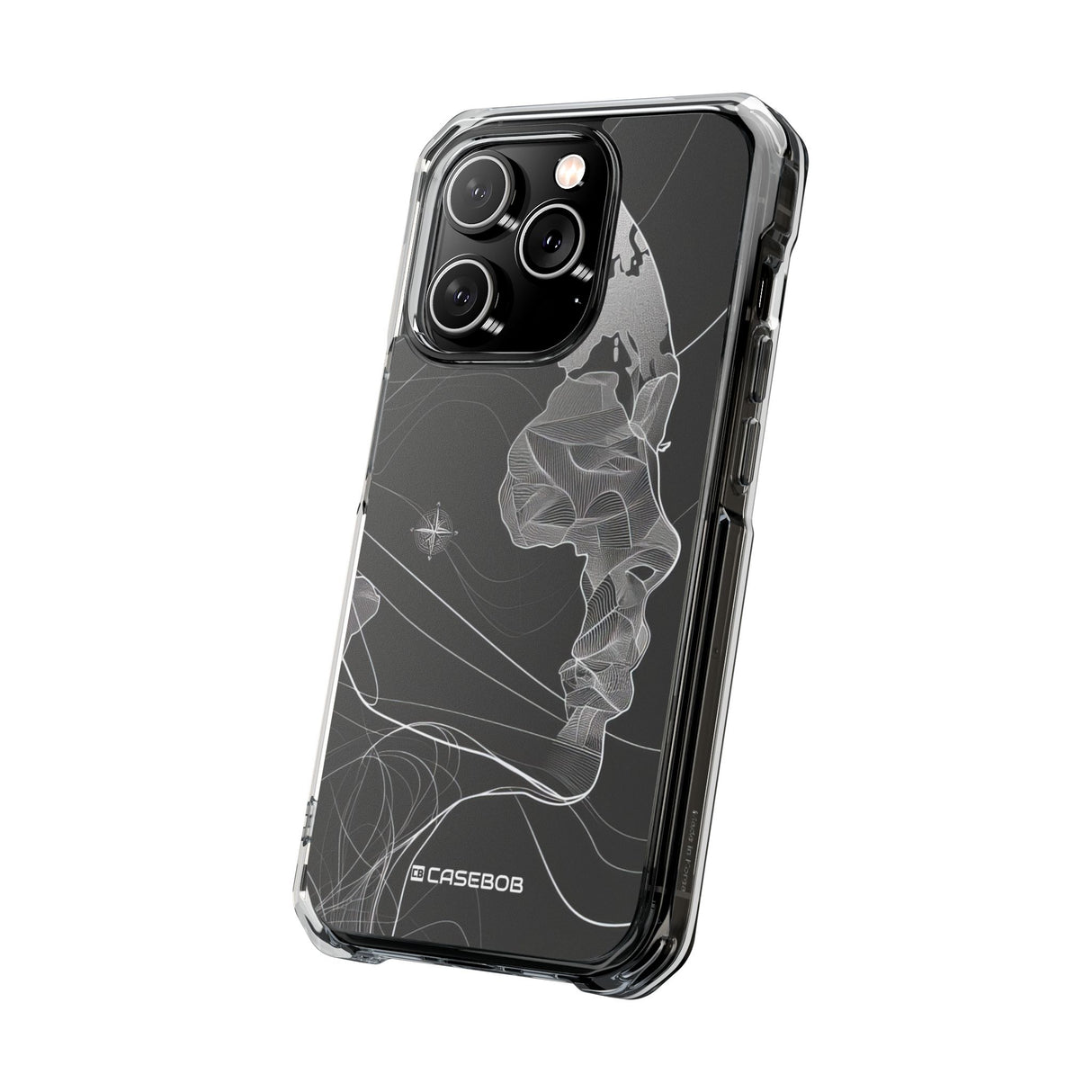 Fluid Earth Harmony - Phone Case for iPhone (Clear Impact - Magnetic)