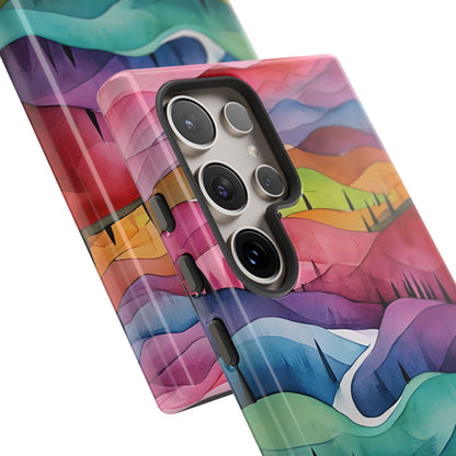 Whimsical Colorful Valleys - Samsung Case